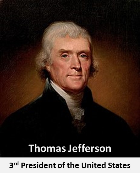 Thomas Jefferson Third United States President